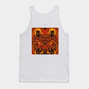 Orange Bali Tank Top